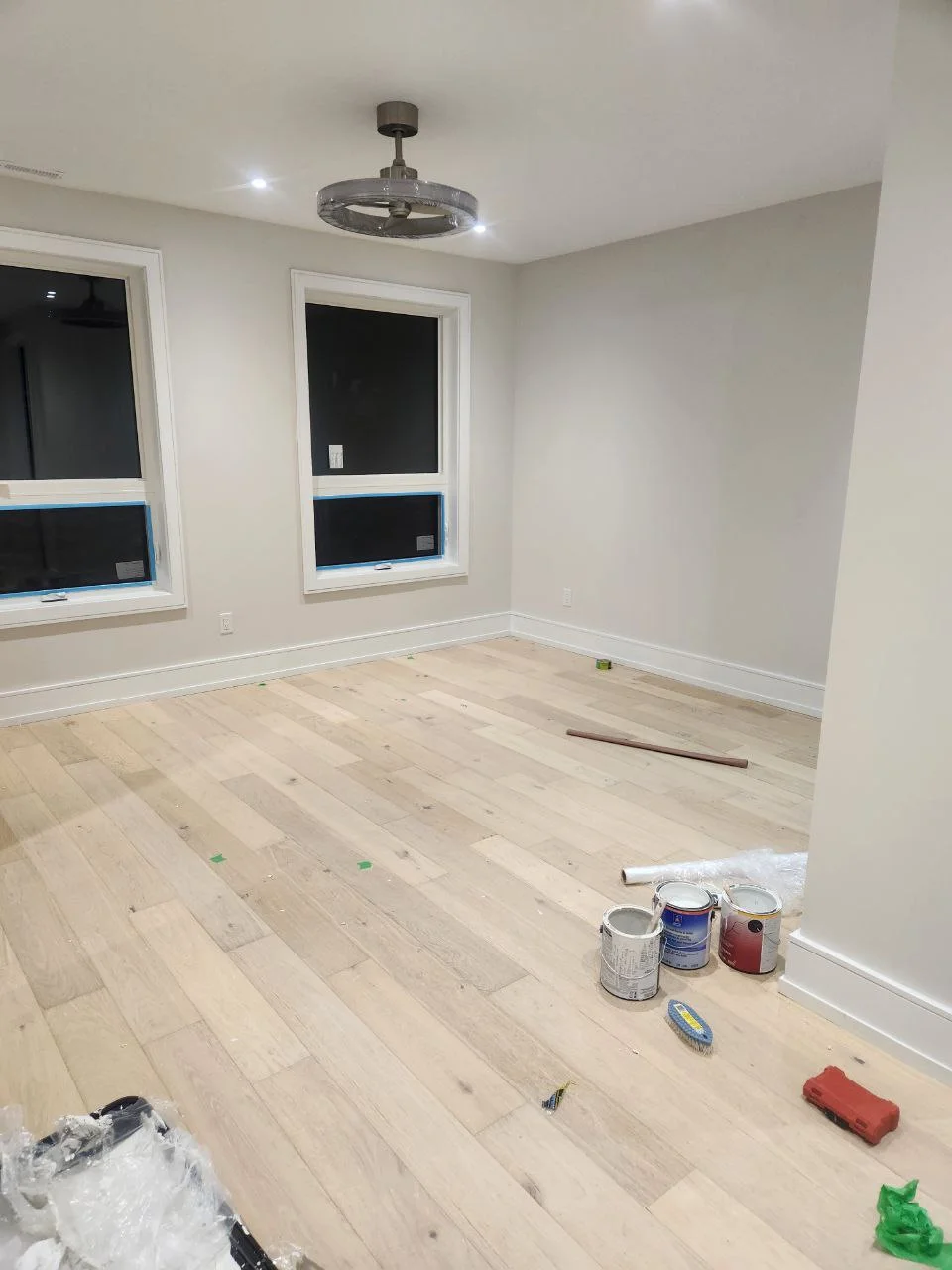 Second story addition construction in Toronto home