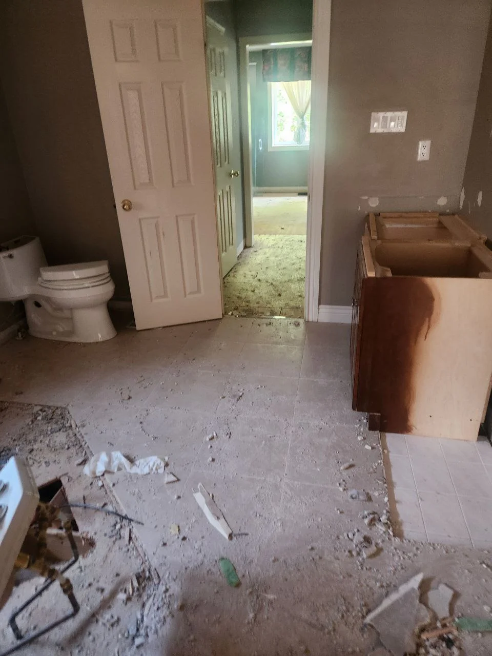 Home Addition Before - Original house structure